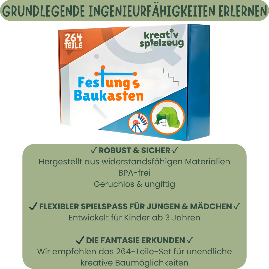 Festungs-Baukasten + Gratis-Plane