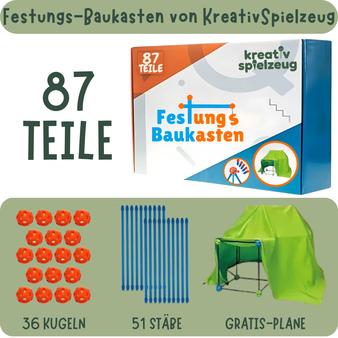Festungs-Baukasten + Gratis-Plane