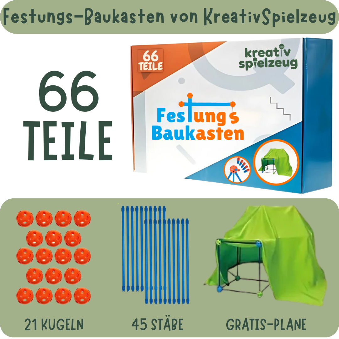 Festungs-Baukasten + Gratis-Plane