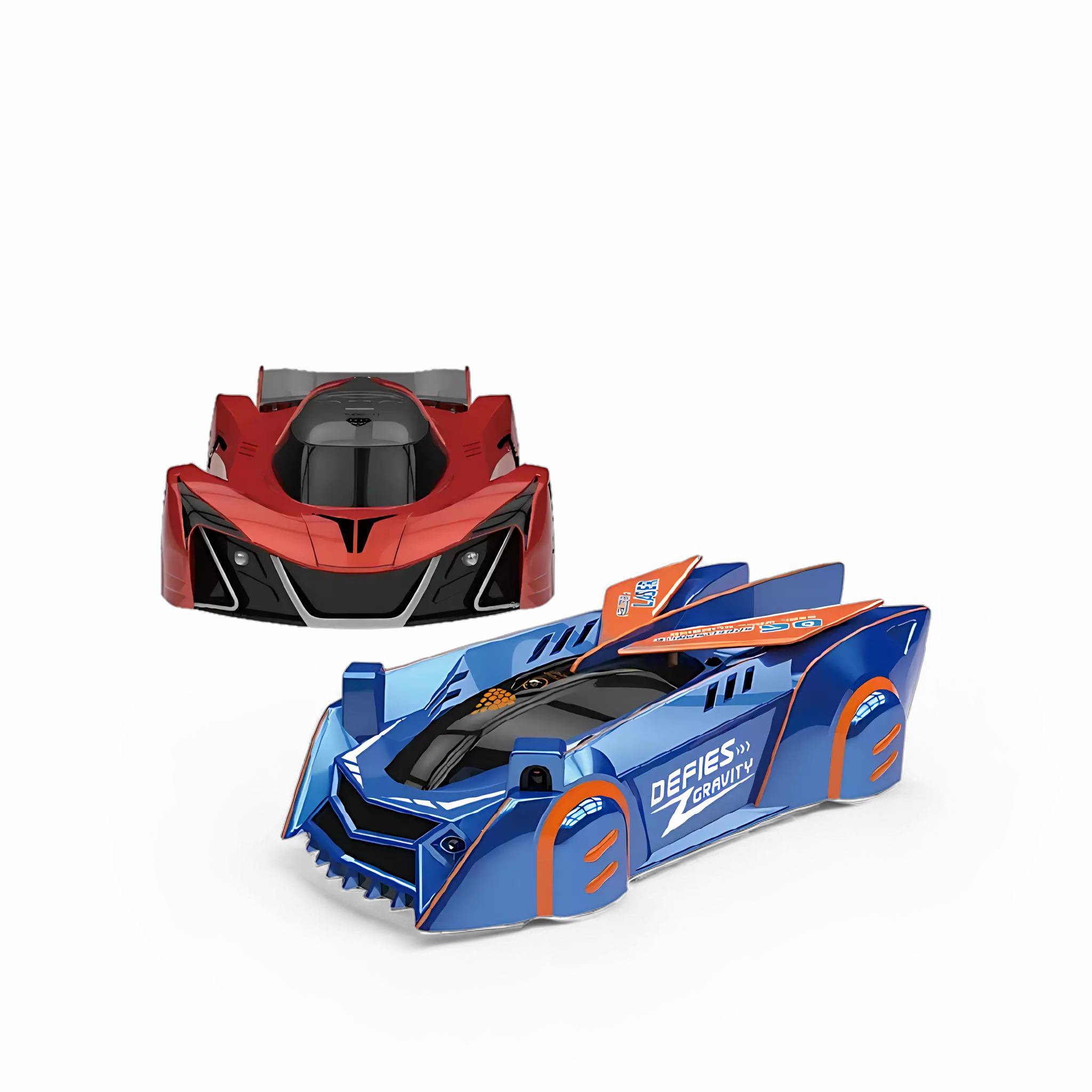 Controle remoto com laser apontado para o carrinho anti-gravidade