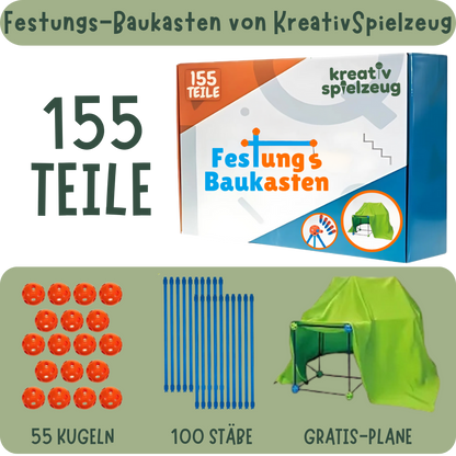 Festungs-Baukasten + Gratis-Plane