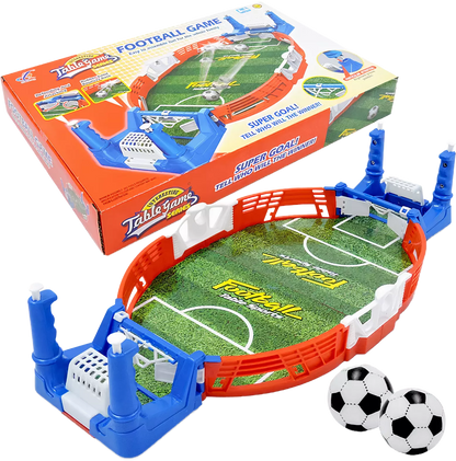 Batalha de Futebol Infantil montado sobre a mesa pronta para jogar.