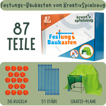Festungs-Baukasten + Gratis-Plane