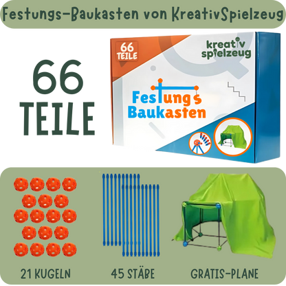 Festungs-Baukasten + Gratis-Plane
