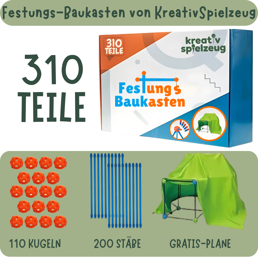Festungs-Baukasten + Gratis-Plane