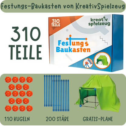 Festungs-Baukasten + Gratis-Plane