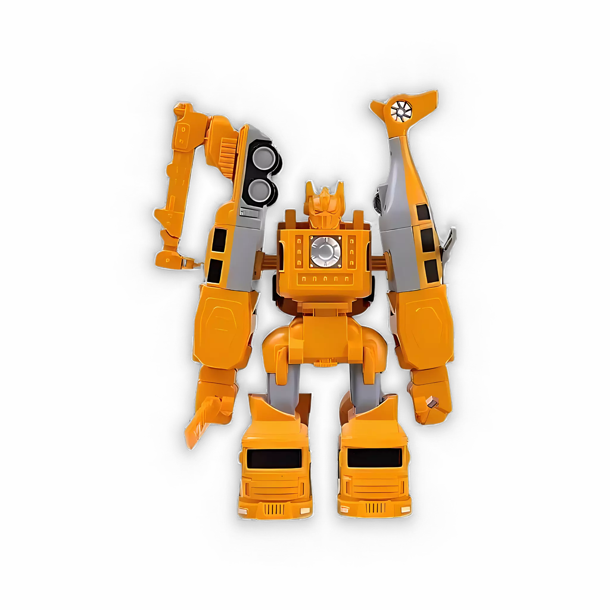 Robô transformado a partir dos carros magnéticos infantis.