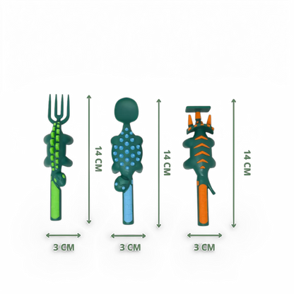 Talheres infantis seguros e livres de BPA