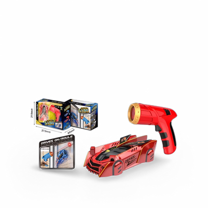 Carrinho anti-gravidade manobrando sobre uma superfície lisa