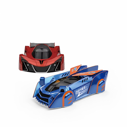 Controle remoto com laser apontado para o carrinho anti-gravidade