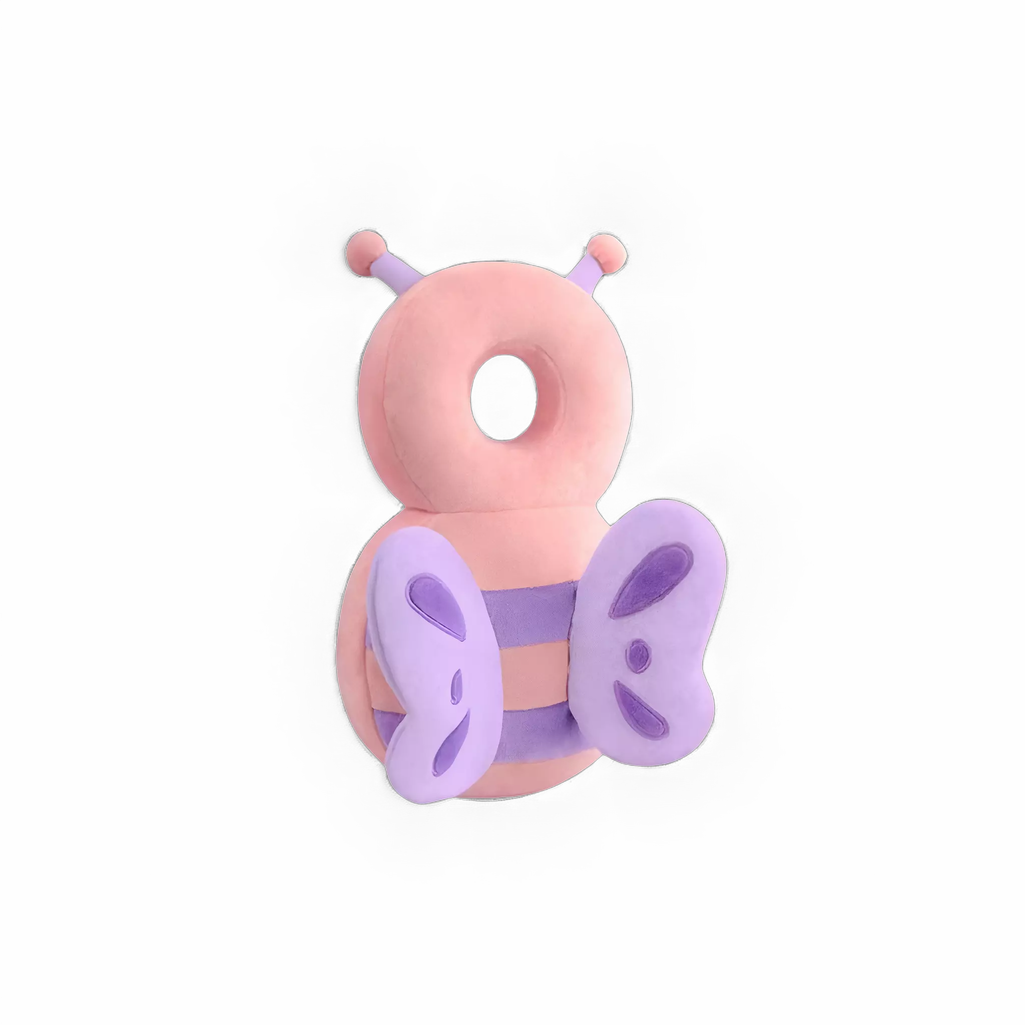 Design leve e confortável da mochila protetora infantil.