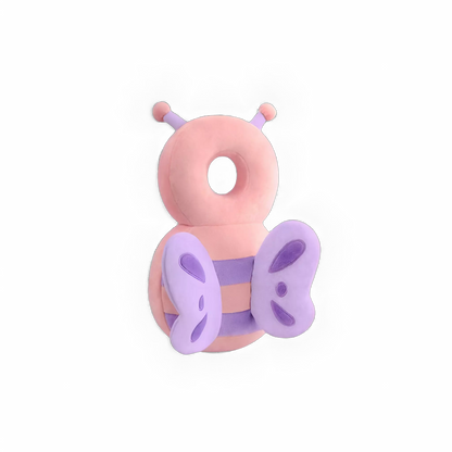 Design leve e confortável da mochila protetora infantil.